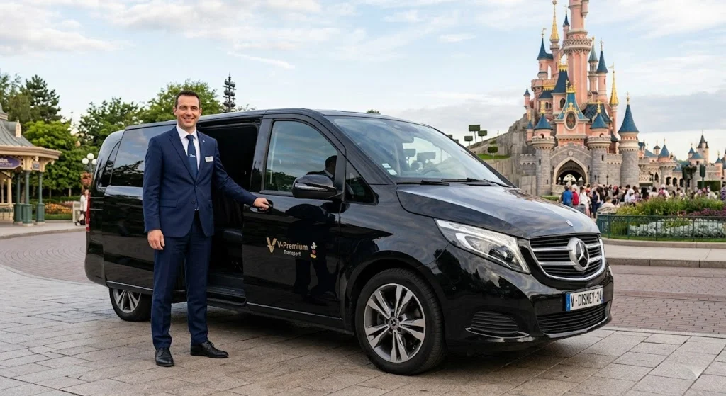 Transfert Disneyland Paris — vrais prix 2026