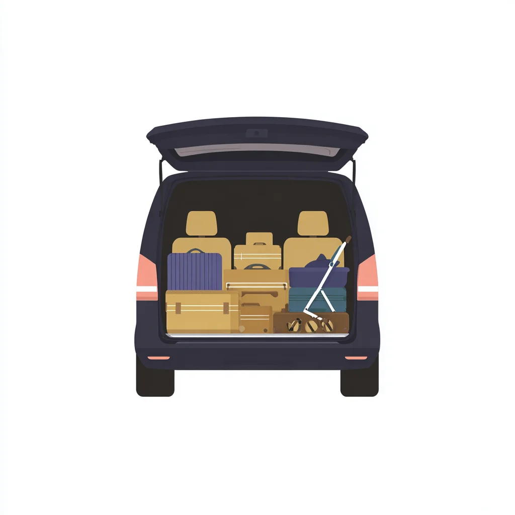 Grand espace bagages