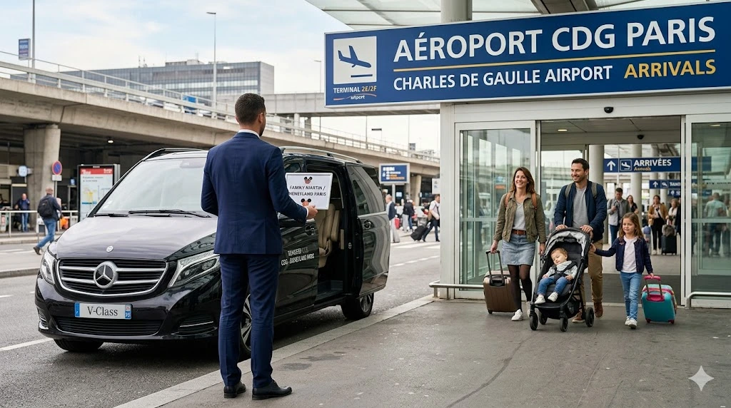 Transfert CDG Disneyland Paris